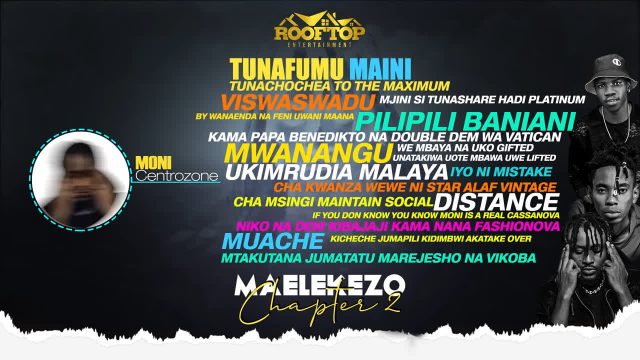 AUDIO: Moni Centrozone Ft Rapcha & Maarifa – Maelekezo Chapter 2 Mp3 Download